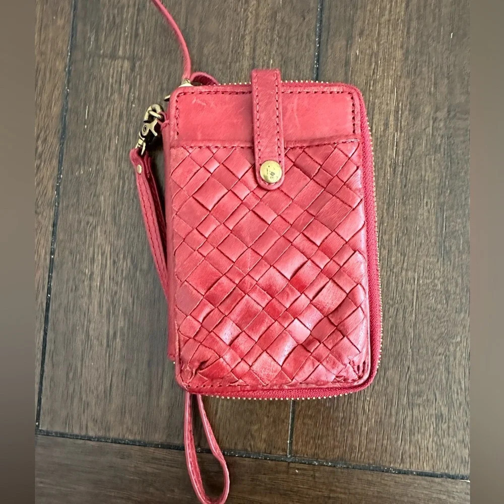 Elliott Lucca woven leather wrislet
